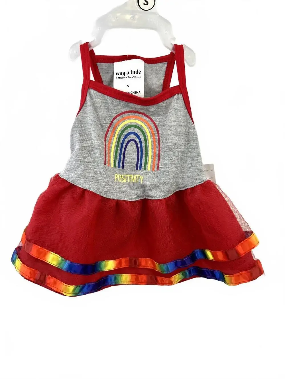 WAG-A-TUDE Size S RAINBOW PRIDE 